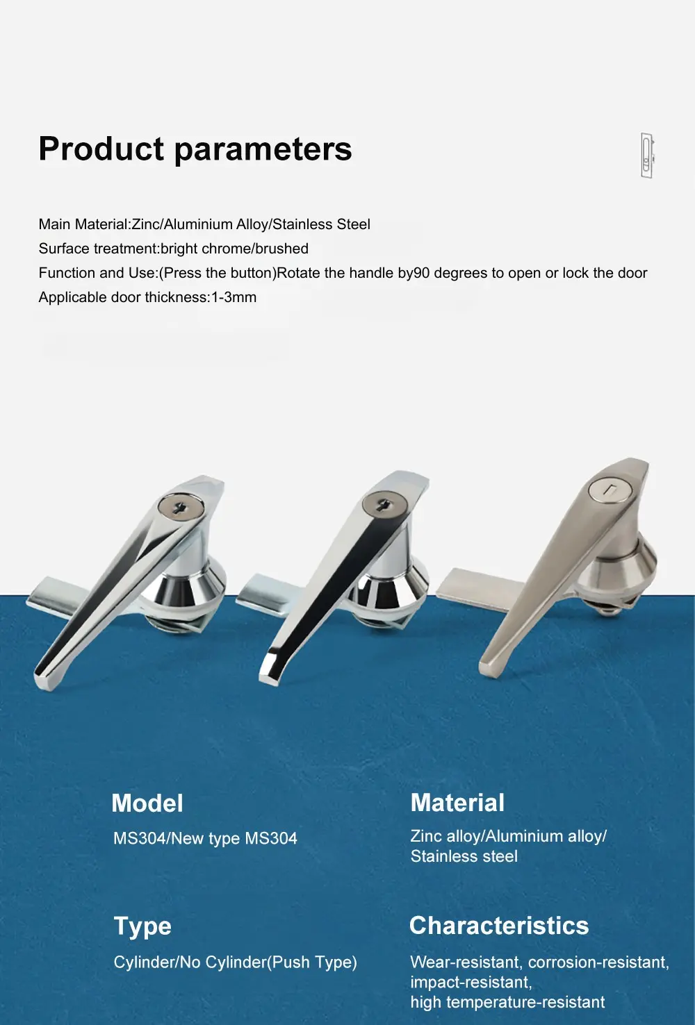 Mechanical Equipment Handle Lock